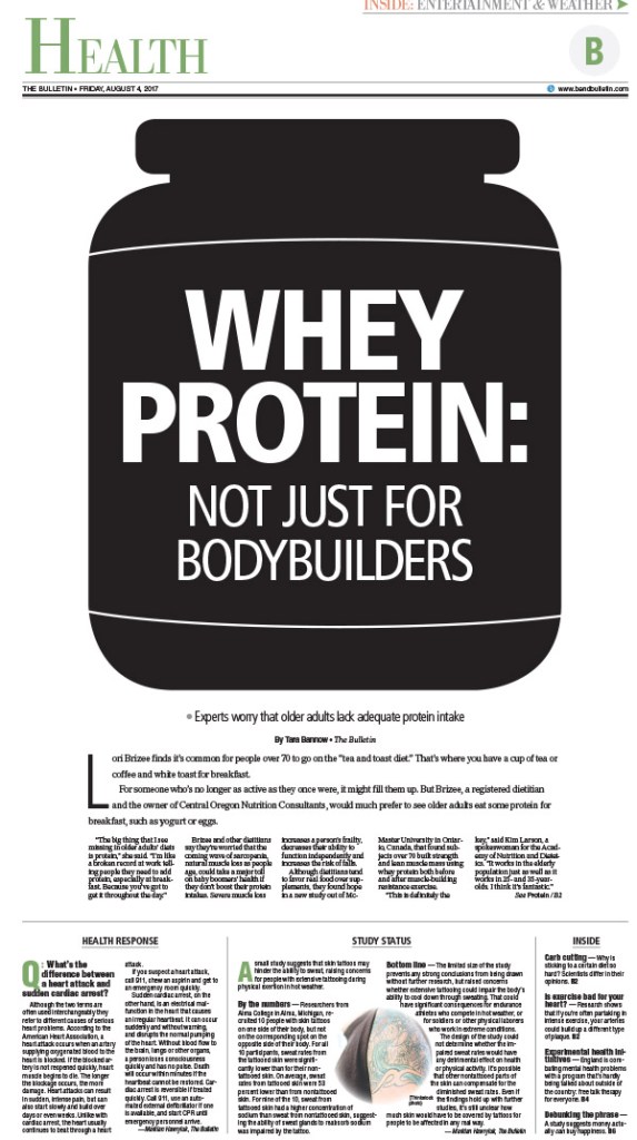 Bend Bulletin newspaper page