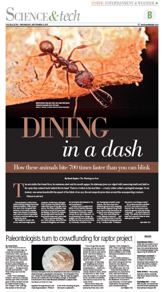 Bend Bulletin newspaper page